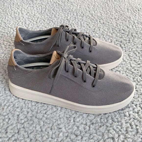 Olukai Fog Ki’ihele Li Women’s Lace Up Sneakers